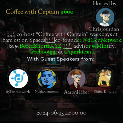 Coffee with Captain #660, show details, June 13, 2024.