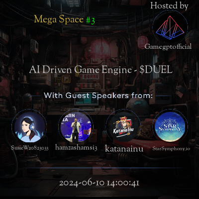 AI game engine event with guest speakers.