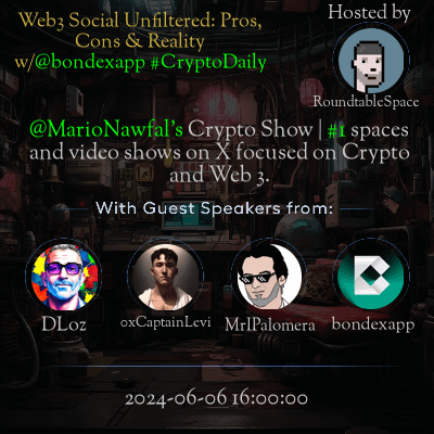 Web3 Social Unfiltered event with guest speakers, June 6, 2024.