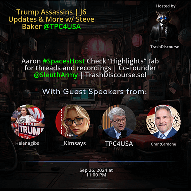 Trump Assassins | J6 Updates & More w/ Steve Baker @TPC4USA