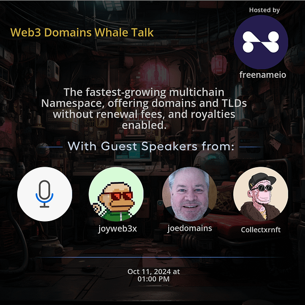 Web3 Domains Whale Talk