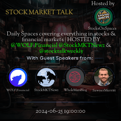 Stock Market Talk on Space Library, featuring expert insights, trading strategies, and current trends in the stock market and DeFi space.