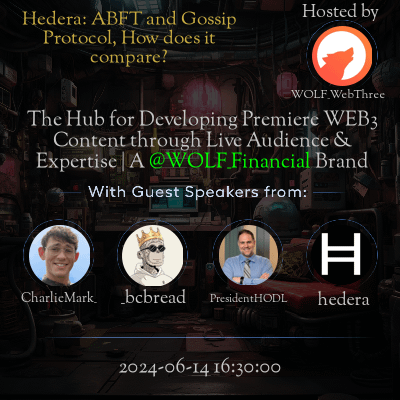 Hedera: ABFT and Gossip Protocol event hosted by WOLF.WebThree.