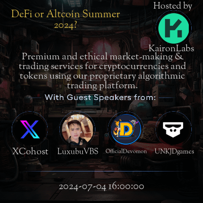 DeFi or Altcoin Summer 2024 on Space Library, featuring insights, market analysis, and expert opinions on the future of decentralized finance and altcoins