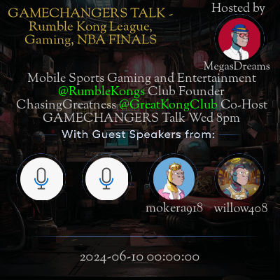 Gamechangers Talk on gaming and NBA Finals, June 10, 2024.