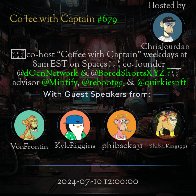 Coffee with Captain event details with guest speakers.