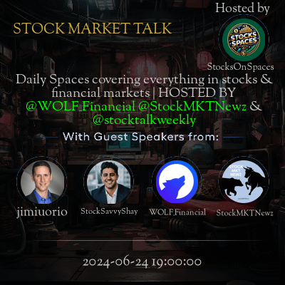 Stock Market Talk event with guest speakers