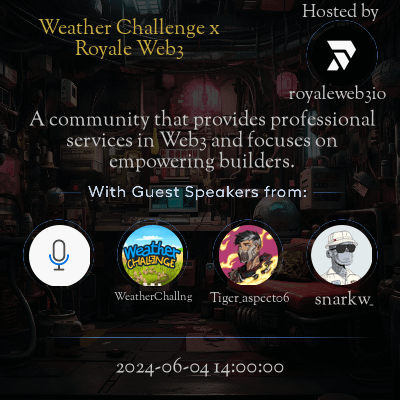 Alpha Group News | Weather Challenge x Royale Web3