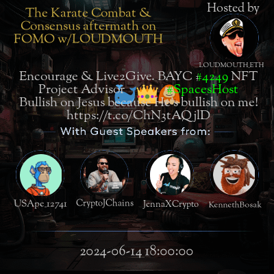 Event poster for Karate Combat discussion, guest speakers listed.