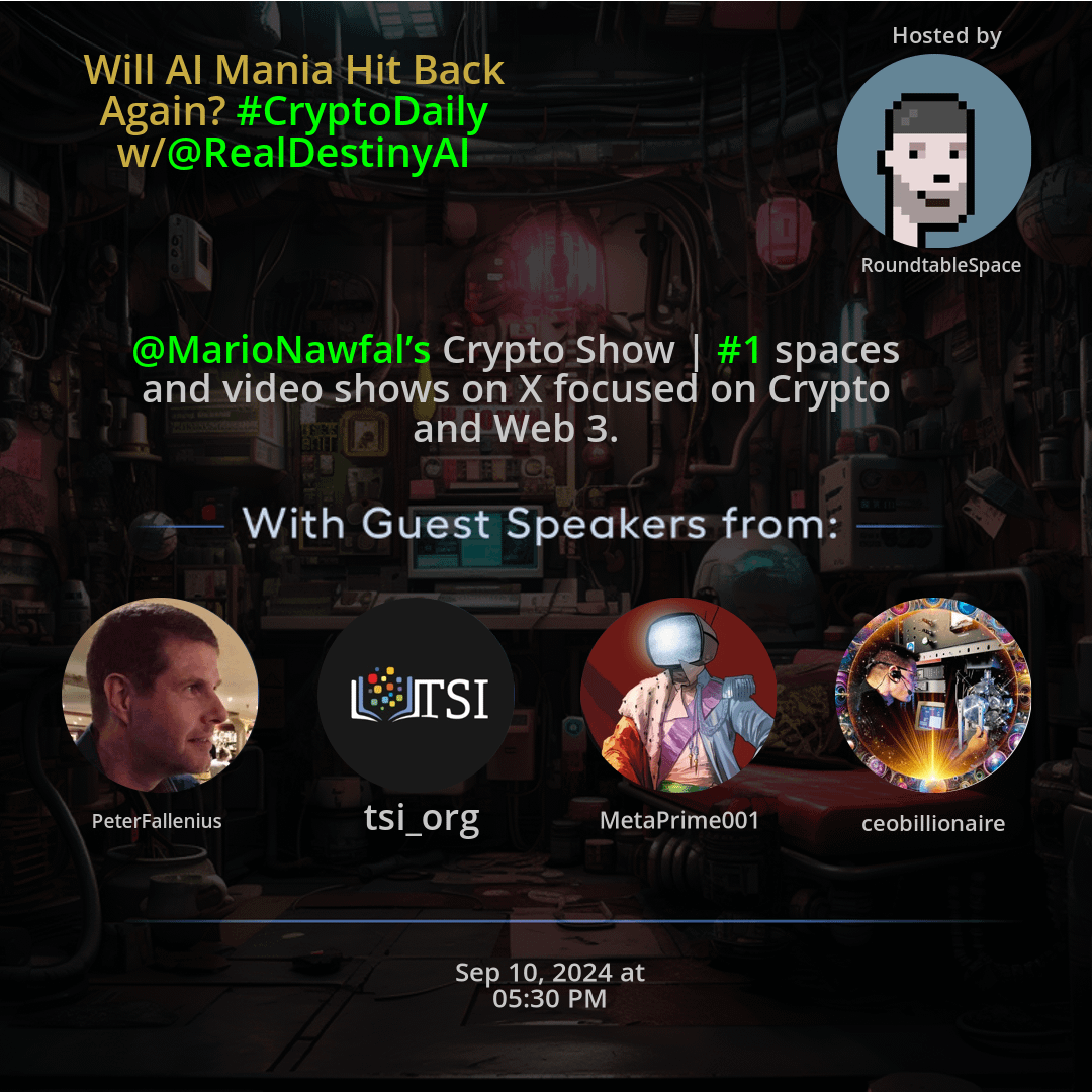 Will AI Mania Hit Back Again? #CryptoDaily w/@RealDestinyAI