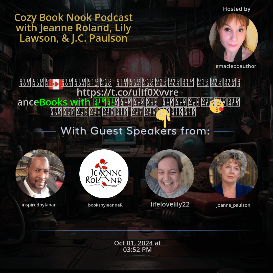 Cozy Book Nook Podcast with Jeanne Roland, Lily Lawson,…