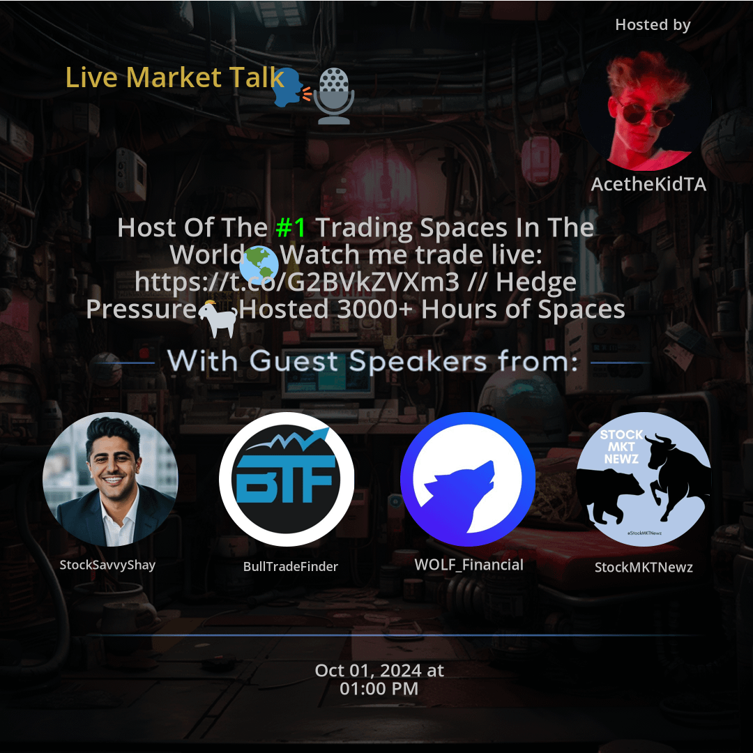 Live Market Talk️️