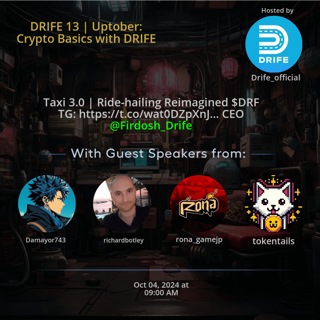 DRIFE 13 | Uptober: Crypto Basics with DRIFE