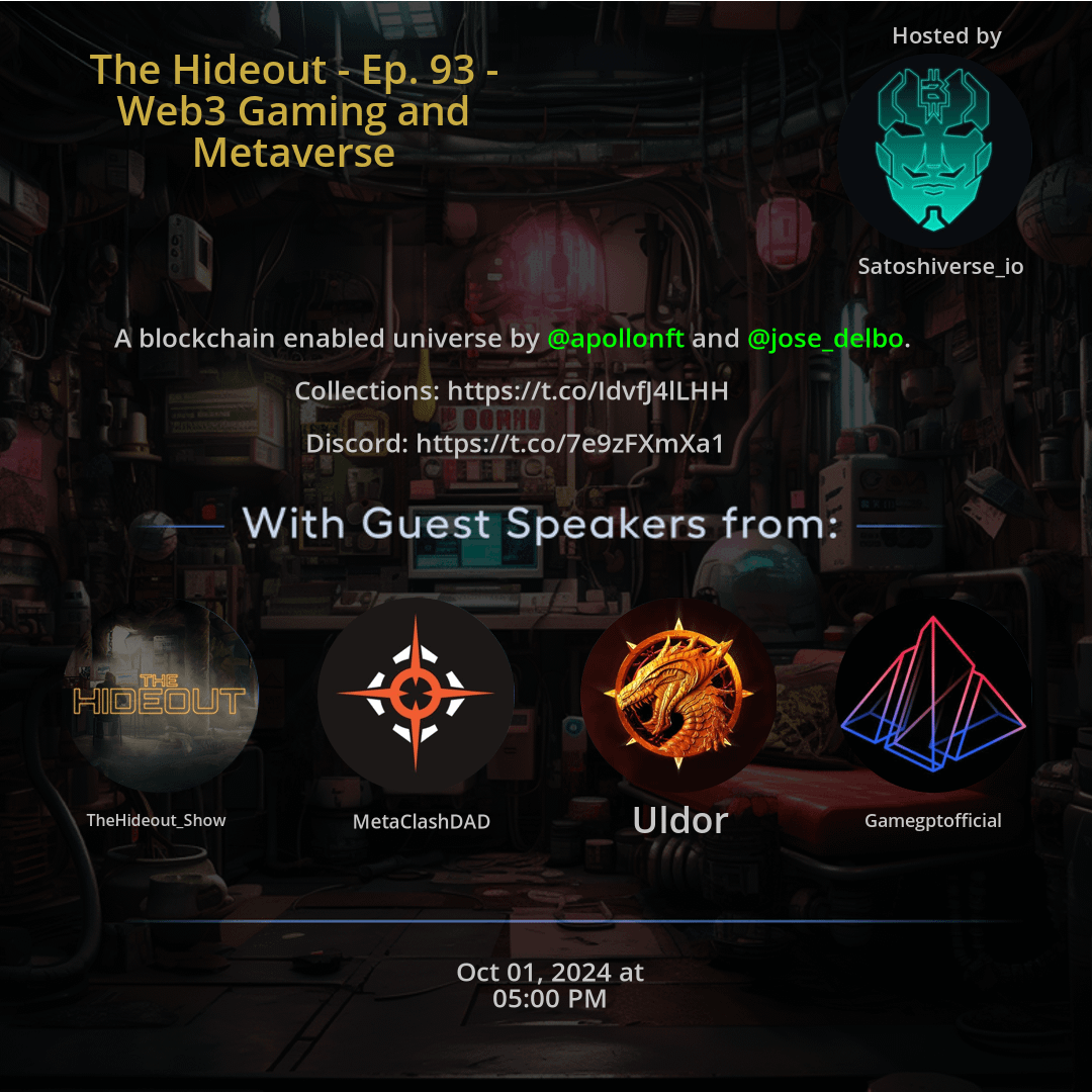 The Hideout – Ep. 93 – Web3 Gaming and…