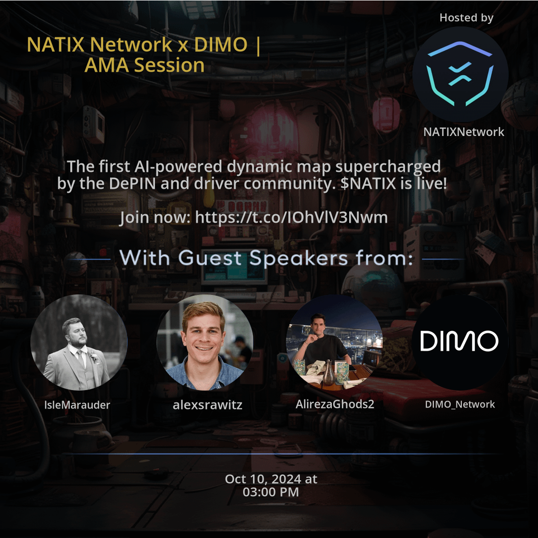 NATIX Network x DIMO | AMA Session