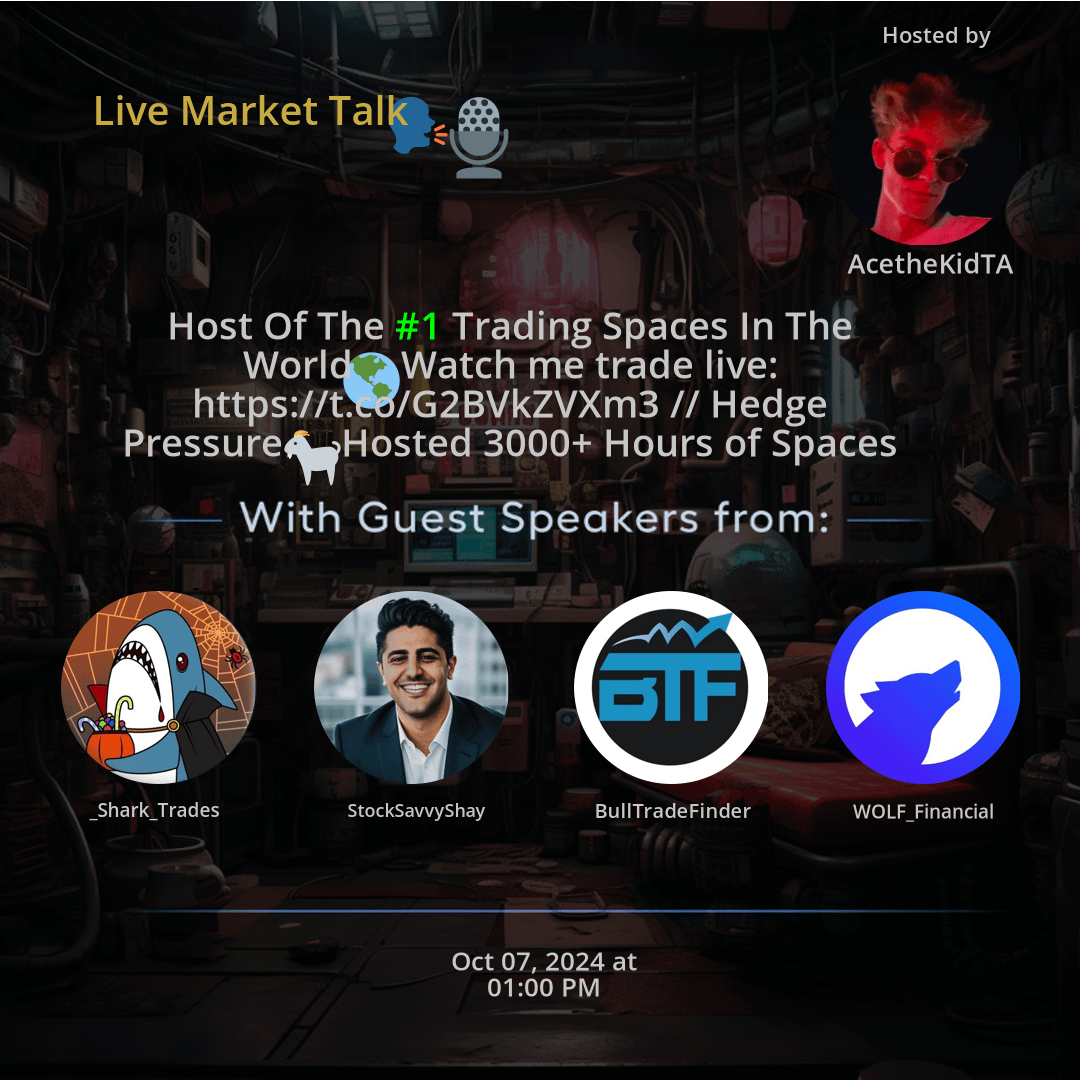 Live Market Talk️️