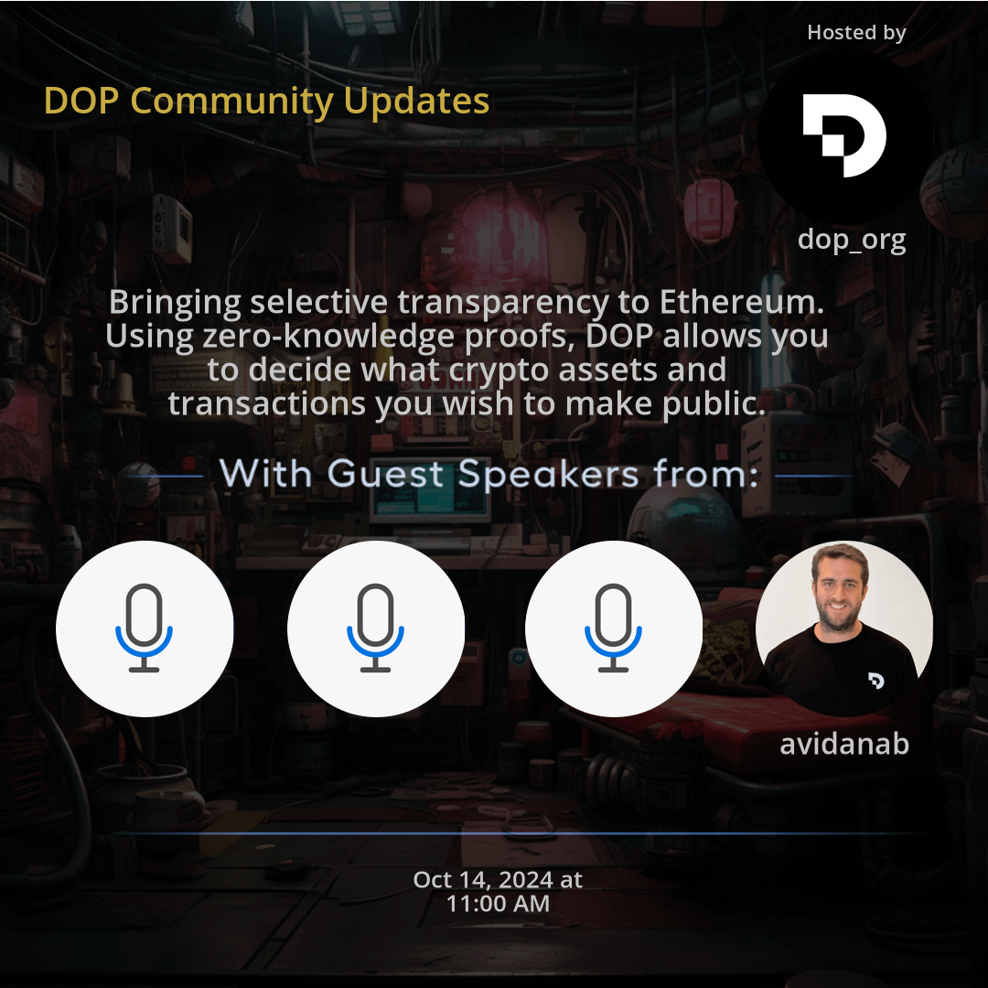 DOP Community Updates