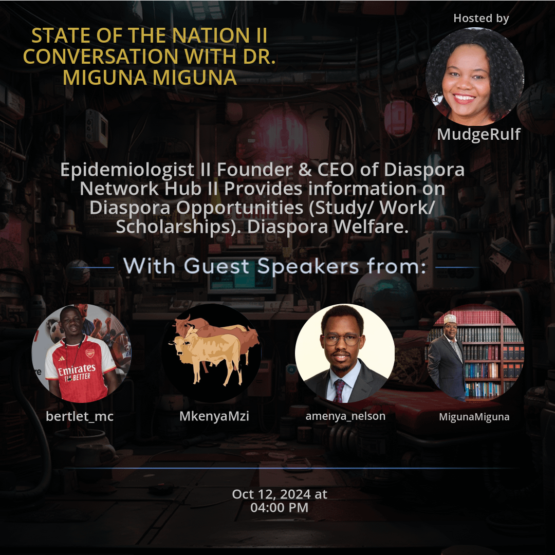 STATE OF THE NATION II CONVERSATION WITH DR. MIGUNA…