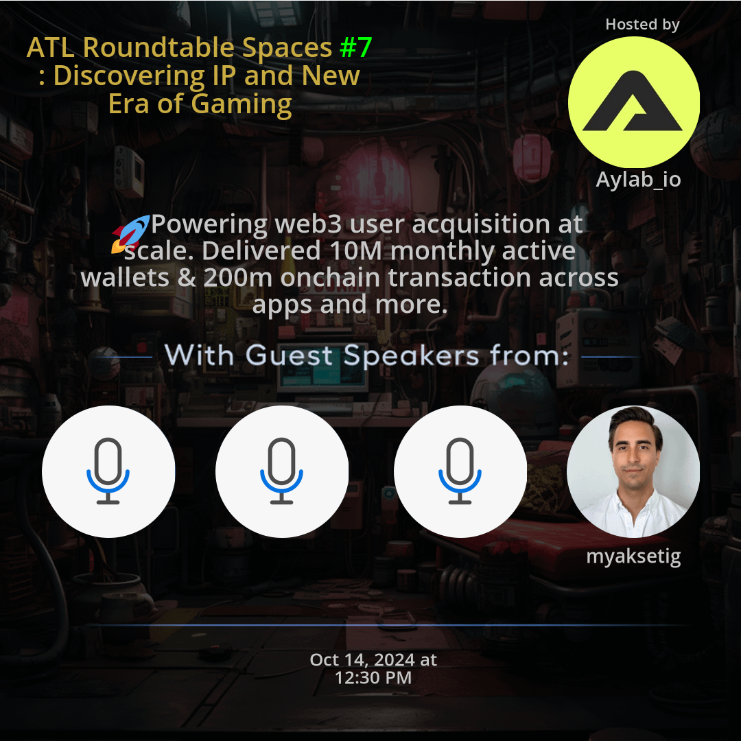 ATL Roundtable Spaces #7 : Discovering IP and New…