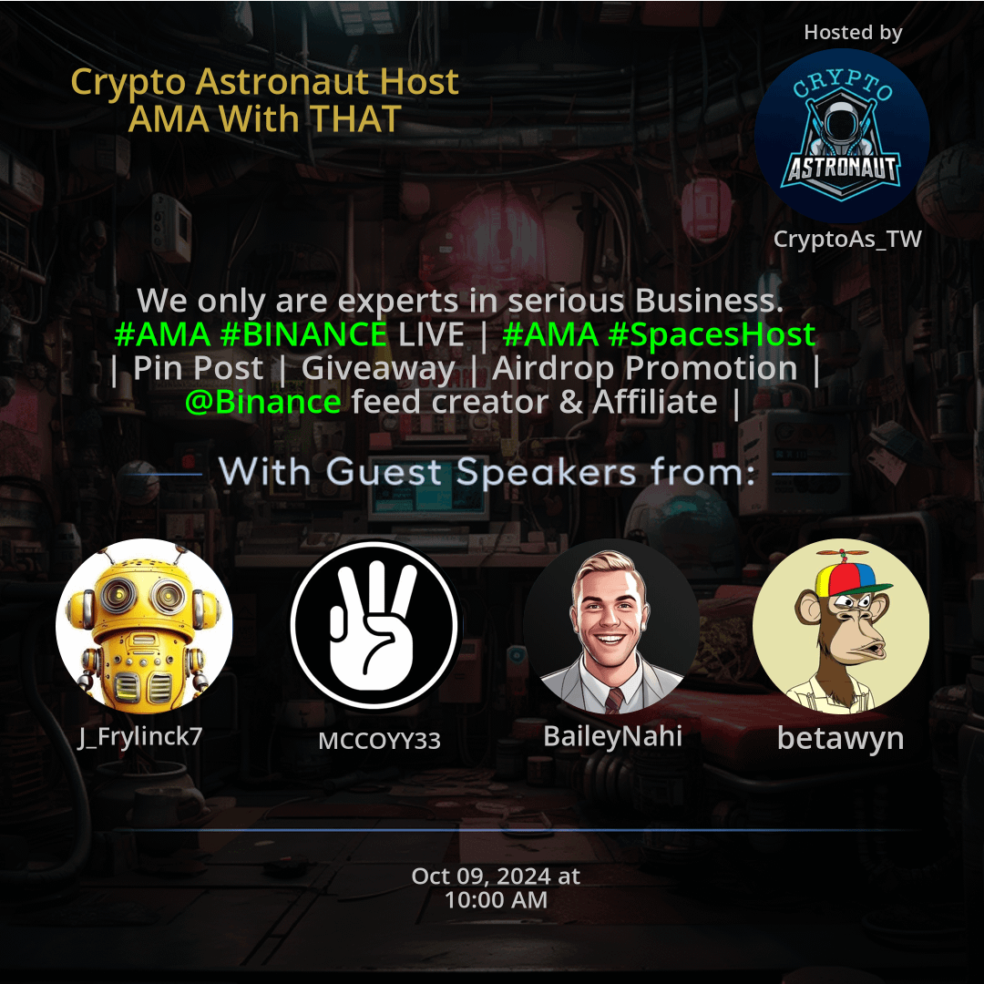 Crypto Astronaut Host AMA With THAT